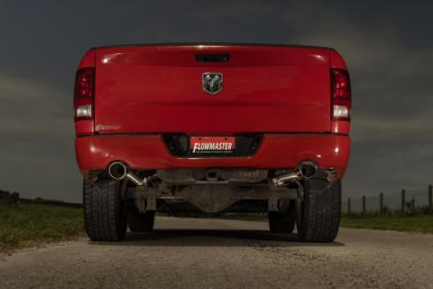 Signature Series Exhaust System Fits 2009-2024 (Classic Body) Ram 1500 5.7L, 2009-2013 4.7L, Factory Dual Exhaust, 304 Stainless Steel Exhaust Flowmaster