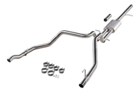 Signature Series Exhaust System Fits 2019-2026 (New Body) Silverado/Sierra 1500 Crew Cab/Double Cab Models With 5.3L And Factory Dual Tailpipes, 304 Stainless Steel Exhaust Flowmaster