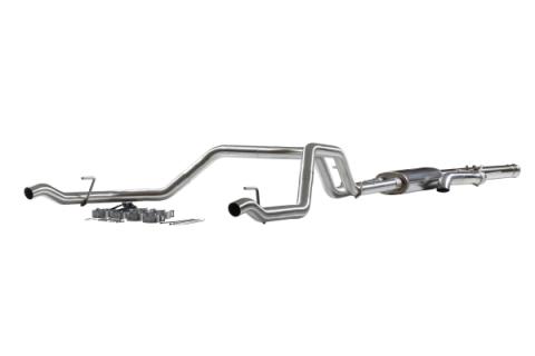 Signature Series Cat-Back Exhaust System Fits 2024-2026 GM 1500 6.2-Liter, Signature Series Cat-Back Exhaust System, With Active Valve, 304 Stainless Steel Flowmaster