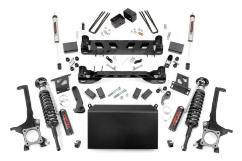 6 Inch Toyota Suspension Lift Kit w/Vertex Coilovers &amp; V2 Shocks 07-15 Tundra Rough Country