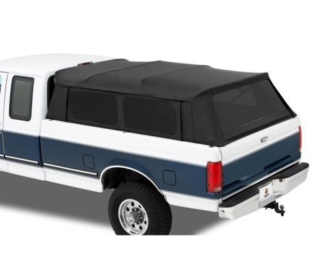 Supertop Truck Bed Cap For Ford 2004-2020 F-150 5.5 Foot Bed Black Diamond Fabric Bestop