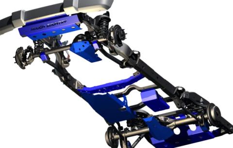 Jeep Front Skid Plate 07-18 Wrangler JK Rough Country