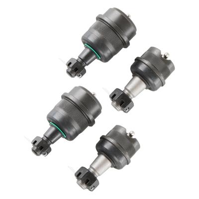 Jeep HD Knurled Front Ball Joint Set Dana 30/44 2 Uppers 2 Lowers Jeep JK/WJ Synergy MFG