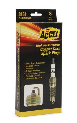 Hp Copper Spark Plug Ford 2008-2014 3-Valve 4.6L &amp; 5.4L Eng Stock Heat Range 8 Pack Of Pn 354 ACCEL