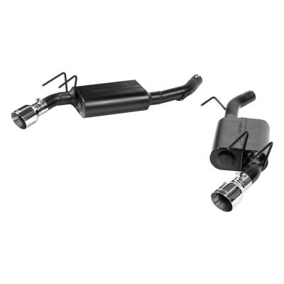 American Thunder Axle-Back Exhaust System 2010-2015 Chevrolet Camaro With 3.6L Engine Aggressive Sound Flowmaster