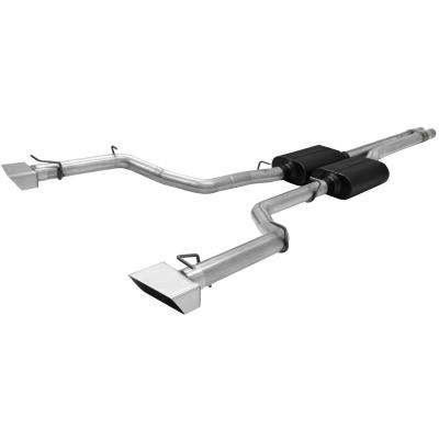 American Thunder Cat-Back Exhaust System 2008-2014 Dodge Challenger Srt8 With 6.1L Hemi And 6.4L Hemi Engines Aggressive To Moderate Sound Flowmaster