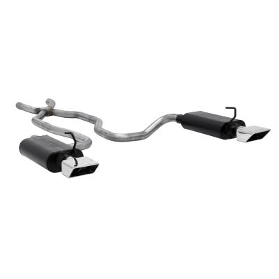 Force Ii Crossmember-Back Exhaust System Fits 1970-1973 Corvette Stingray With 350 Small Block Engine Moderate Sound Flowmaster