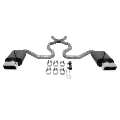 Force Ii Crossmember-Back Exhaust System Fits 1970-1973 Corvette Stingray With 350 Small Block Engine Moderate Sound Flowmaster