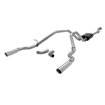 American Thunder Cat-Back Exhaust System 2014-2019 (Classic Body) Silverado/Sierra 1500 4.3L &amp; 5.3L Engines Aggressive To Moderate Sound Flowmaster