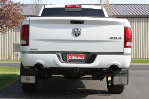 Outlaw Cat-Back Exhaust System 2009-2024 (Classic Body) Ram 1500, 4.7L, 5.7L Hemi, Std Cab 8' Bed, Crew Cab 5'7 Inch Bed Quad Cab/6'4 Inch Bed 2/4 Wheel Drive Aggressive Sound Flowmaster