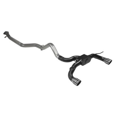 Outlaw Cat-Back Exhaust System Fits 2021-2025 Ford Bronco 2.3/2.7-Liter, Outlaw Cat-Back 3.00-Inch Stainless Steel Exhaust System, 4.00-Inch Black Chrome Tips, Dual Out Rear Exit, 2 Door Models Flowmaster