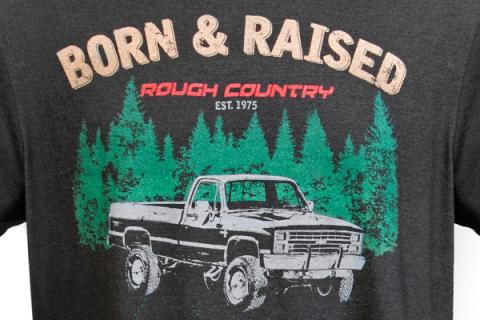 Rough Country Born &amp; Raised T Shirt Men Small Rough Country