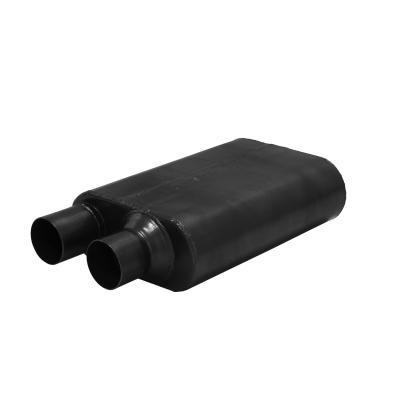 80 Series Chambered Muffler 80 Series Crossflow Stainless Steel -2.50 In Out Same Side Out-Moderate/Aggressive Sound Flowmaster
