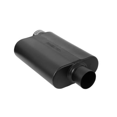 40 Series Delta Flow Chambered Muffler 40 Delta Flow Stainless Steel 3.00 Offset In 3.00 Center Out Aggressive Sound Flowmaster
