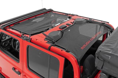 Mesh Bikini Top Plus Black Jeep Gladiator JT 4WD 20-Up Rough Country