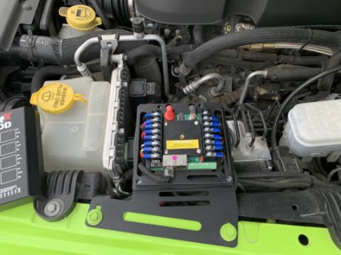 BantamX w/ Amber LED Switch panel for JK 2009-2018