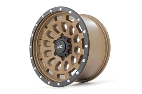 87 Series Wheel Simulated Beadlock Bronze/Black 17x8.5 6x135 +0mm Rough Country