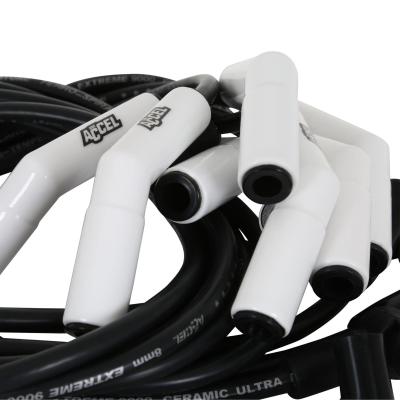 Spark Plug Wire Set Extreme 9000 Ceramic Ford Mustang 86-93/Truck 88-98 7.5L Custom Fit Extreme Heat Ceramic Boot Spark Plug Wire ACCEL