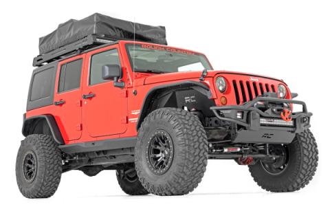 Rock Sliders Heavy Duty 4-Door 07-18 Jeep Wrangler JK 4WD Rough Country
