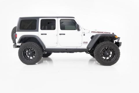 Rock Sliders Heavy Duty 4-Door 18-22 Jeep Wrangler JL 4WD Rough Country