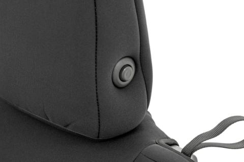 Seat Covers Front and Rear w/ Cup Holder 20-Up Jeep Gladiator JT Rough Country