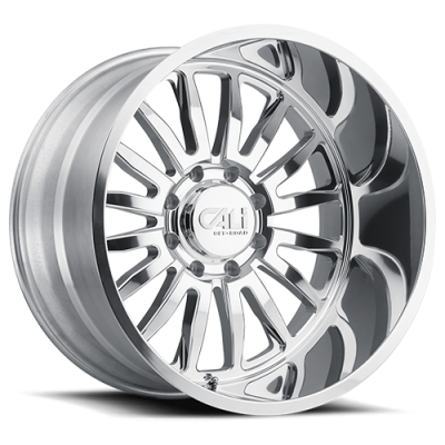 Cast Aluminum Wheels Summit 9110 PO 20x12 Milled Spokes Polished 5 On 139.7 Bolt Pattern -51 Offset Cali Offroad Wheels