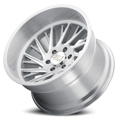 Cast Aluminum Wheels Purge 9114 SL 24x14 Brushed Brushed Silver 6 On 135 Bolt Pattern -76 Offset Cali Offroad Wheels