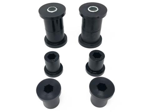 Replacement Front or Rear Leaf Spring Bushings &amp; Sleeves 87-96 Jeep Wrangler YJ Fits with Tuff Country Lift Kits Only Tuff Country