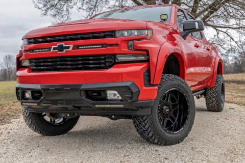92 Series Wheel Machined One-Piece Gloss Black 20x12 8x180 -44mm Rough Country