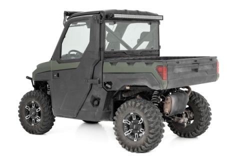 LED Light Rear Mount 50 Inch Single Row Black Pair 14-22 Polaris Ranger 1000XP Rough Country