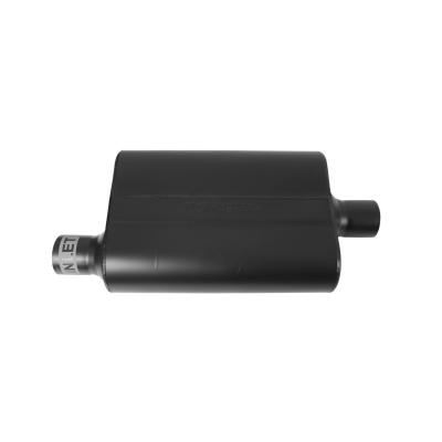 40 Series Delta Flow Chambered Muffler 40 Delta Flow 2.25 Offset In 2.25 Center Out Aggressive Sound Flowmaster