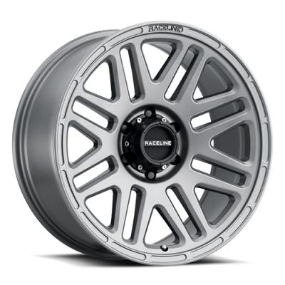 Aluminum Wheels 17x8.5 Outlander 944GS Greystone Gray 18 Offset 5 on 127 Bolt Pattern 78.1 Bore Raceline