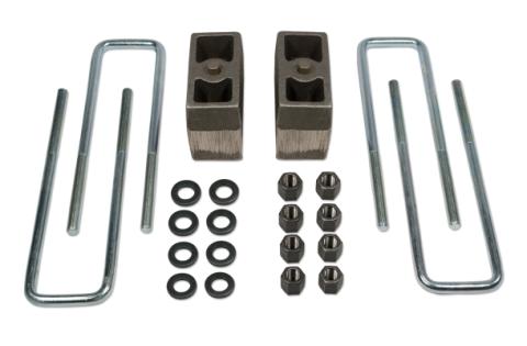 4 Inch Rear Block &amp; U-Bolt Kit 88-98 Chevy/GMC Truck 1500 2500 &amp; 3500 4WD 92-98 Chevy/GMC Suburban 1500 &amp; 2500 4WD/94-98 Tahoe/Yukon 4WD Tuff Country