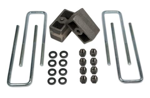 3 Inch Rear Block &amp; U-Bolt Kit 86-95 Toyota Truck 86-89 4Runner 4WD w/ 2.5 Inch Rear Axle 95-Up Toyota Tacoma 4WD Tuff Country