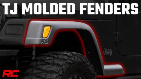 Fender Flare Kit 5.5 Inch Wide 97-06 Jeep Wrangler TJ 4WD Rough Country