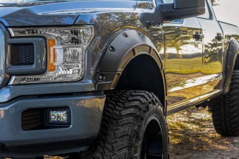 Defender Pocket Fender Flares Flat Black Ford F-150 2WD/4WD (15-20) Rough Country