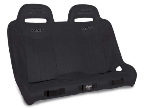 RST Quick Release Rear Suspension Bench Seat for Polaris RZR PRO XP4 PRO R4 Turbo R4 Black PRP Seats