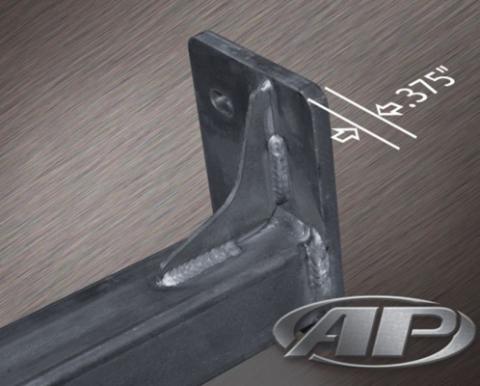 FJ Cruiser Rock Sliders 60.0 Inch Bare without Fill Plates 06-14 Toyota FJ Cruiser All Pro Off Road