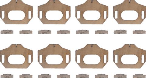 07-21 Toyota Tundra Weld-on Lower Control Arm Alignment Cam Tab Gussets All Pro Off Road