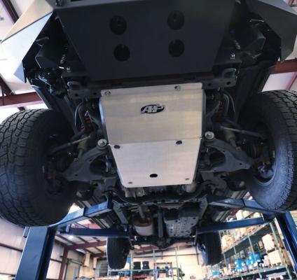 5th Gen 4Runner IFS Skid Plate Black Powder Coat Aluminum 10+ 4Runner All Pro Off Road