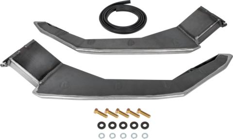 14-23 Toyota 4Runner Low Profile Front Bumper Side Supports Bare All Pro Off Road