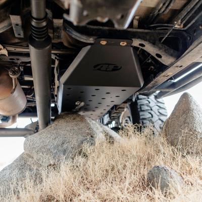 16-23 Toyota Tacoma Gas Tank Skid Plate Regular Cab Long Bed Bare All Pro Off Road