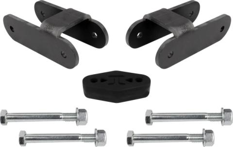 15-22 Chevy Colorado and 15-22 GMC Canyon Rear 2 Inch Lift Shackles Bare All Pro Off Road