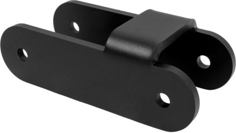 15-22 Chevy Colorado and 15-22 GMC Canyon Rear 2 Inch Lift Shackles Black Powdercoat All Pro Off Road