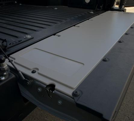 05-23 Toyota Tacoma Overland Tailgate Table Divided Cutting Board Gray All Pro Off Road