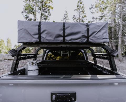 05-23 Toyota Tacoma Bed Rack Long Bed Black Powdercoat All Pro Off Road