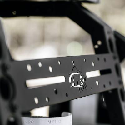 05-23 Toyota Tacoma Bed Rack Accessory Bar Long Bed Black Powdercoat All Pro Off Road