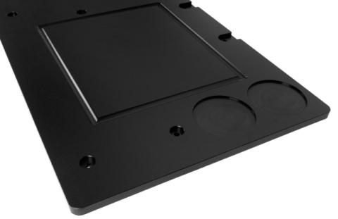 19-23 Jeep Gladiator Overland Tailgate Table Divided Cutting Board Black All Pro Off Road