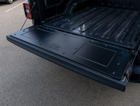 19-23 Jeep Gladiator Overland Tailgate Table Divided Cutting Board Black All Pro Off Road