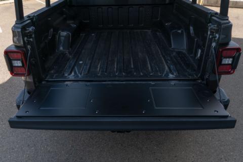 19-23 Jeep Gladiator Overland Tailgate Table Divided Cutting Board Black All Pro Off Road